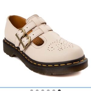 NIB Doc Marten Mary Janes Taupe Womens Size 9
